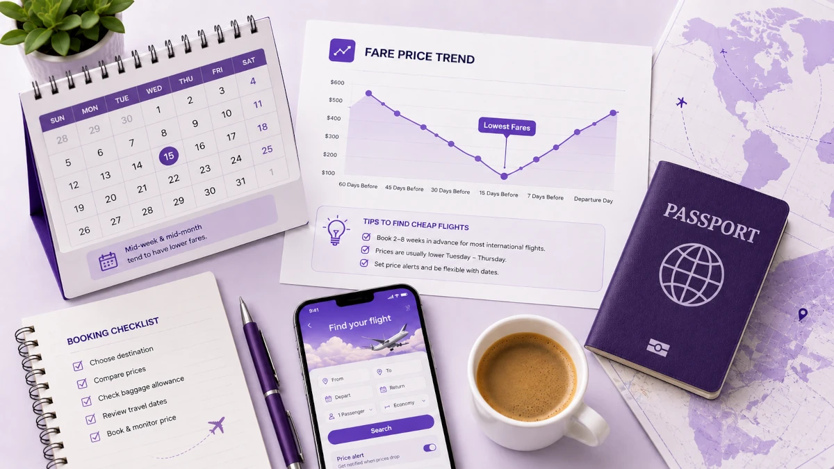 Best Time to Book Cheap Flights in 2026 (Data-Backed Strategy Guide)